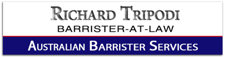 Australian Barrister Services | Richard Tripodi Barrister At Law