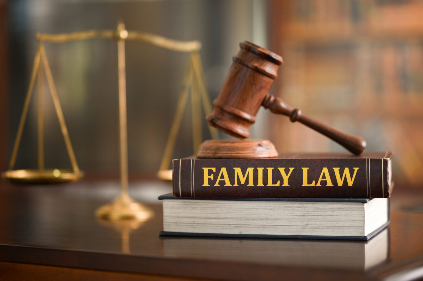 Legal gavel and scales of justice