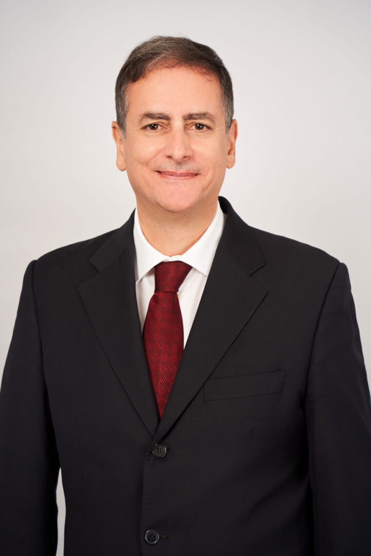 Smiling man in formal attire